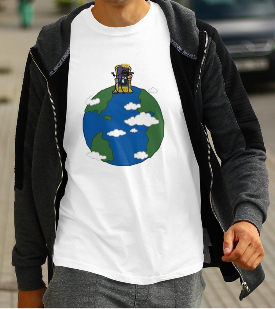 King Of The World James Throne On Earth T-Shirt