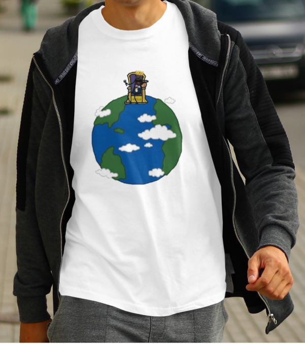King Of The World James Throne On Earth T-Shirt