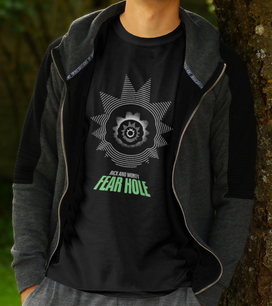 Rick And Morty Fear Hole Psychedelic Crown T-Shirt