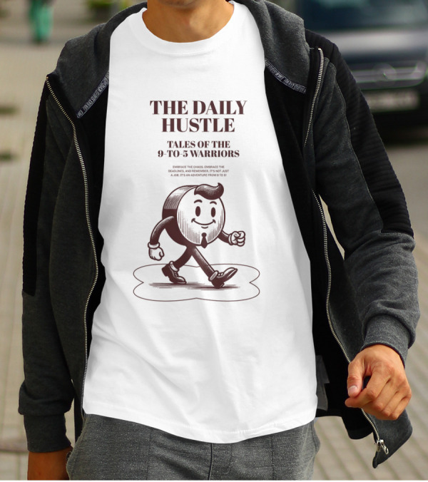 The Daily Hustle Tales Of The 9-to-5 Warriors T-Shirt