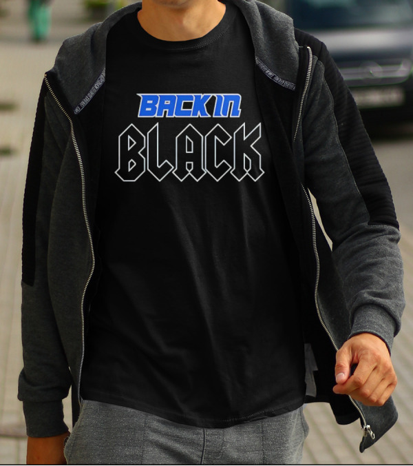 Detroit Lions Back In Black Classic T-Shirt