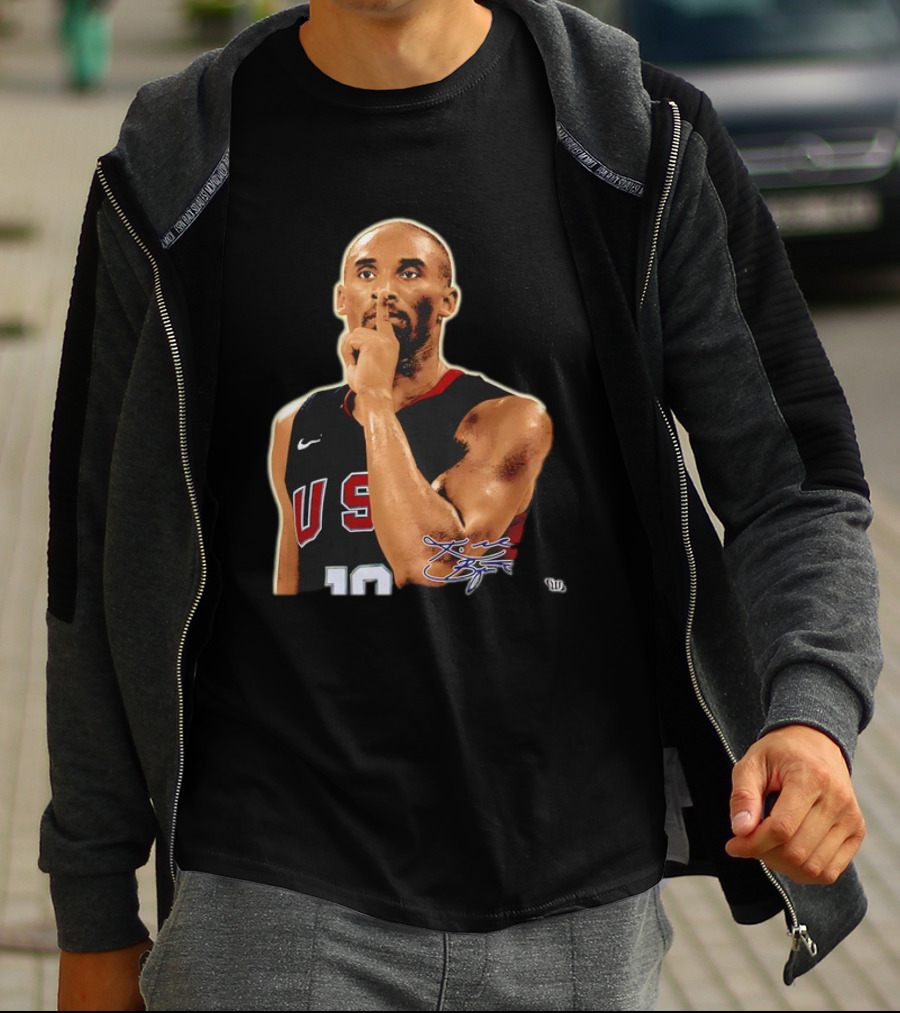 Kobe Bryant USA Basketball 10 Signature Quiet T-Shirt