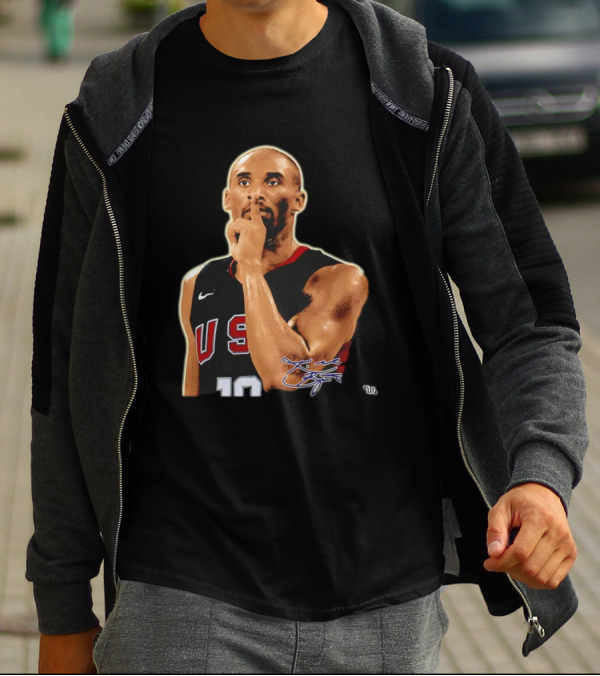 Kobe Bryant USA Basketball 10 Signature Quiet T-Shirt