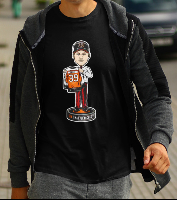 Matvei Michkov 39 Philadelphia Bobble Head Figurine T-Shirt