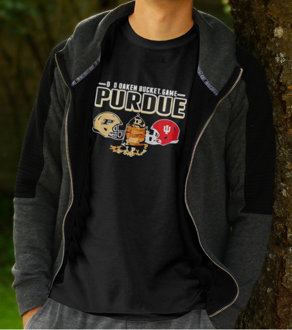 Old Oaken Bucket Game Purdue Boilermakers Indiana Hoosiers Football Rivalry T-Shirt