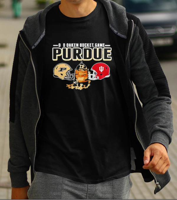 Old Oaken Bucket Game Purdue Boilermakers Indiana Hoosiers Football Rivalry T-Shirt