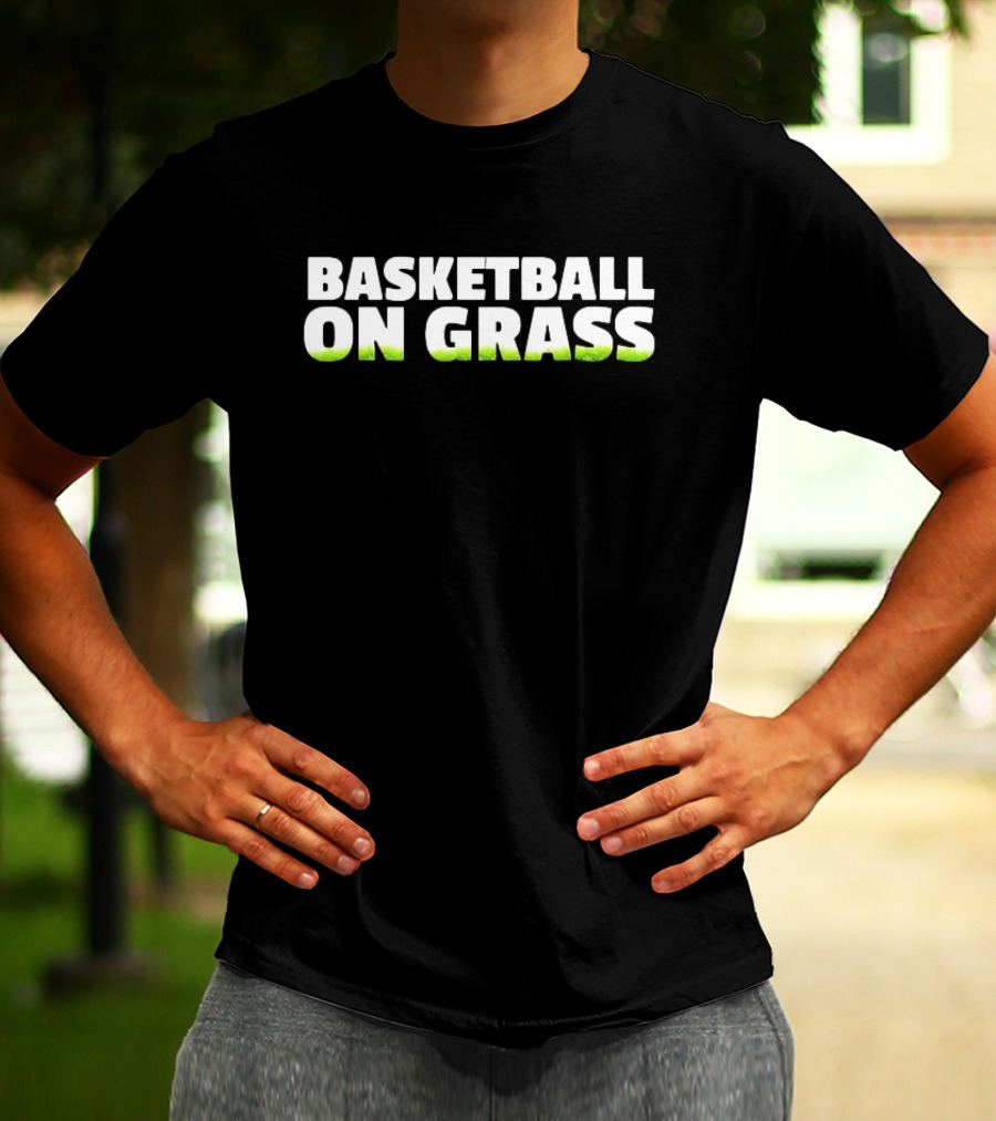 Basketball On Grass T-Shirt
