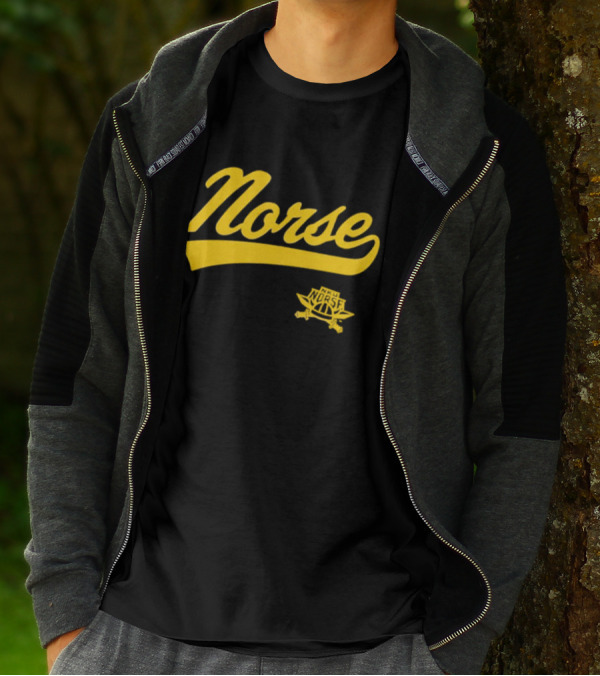 Norse NKU Norse Baseball Script T-Shirt