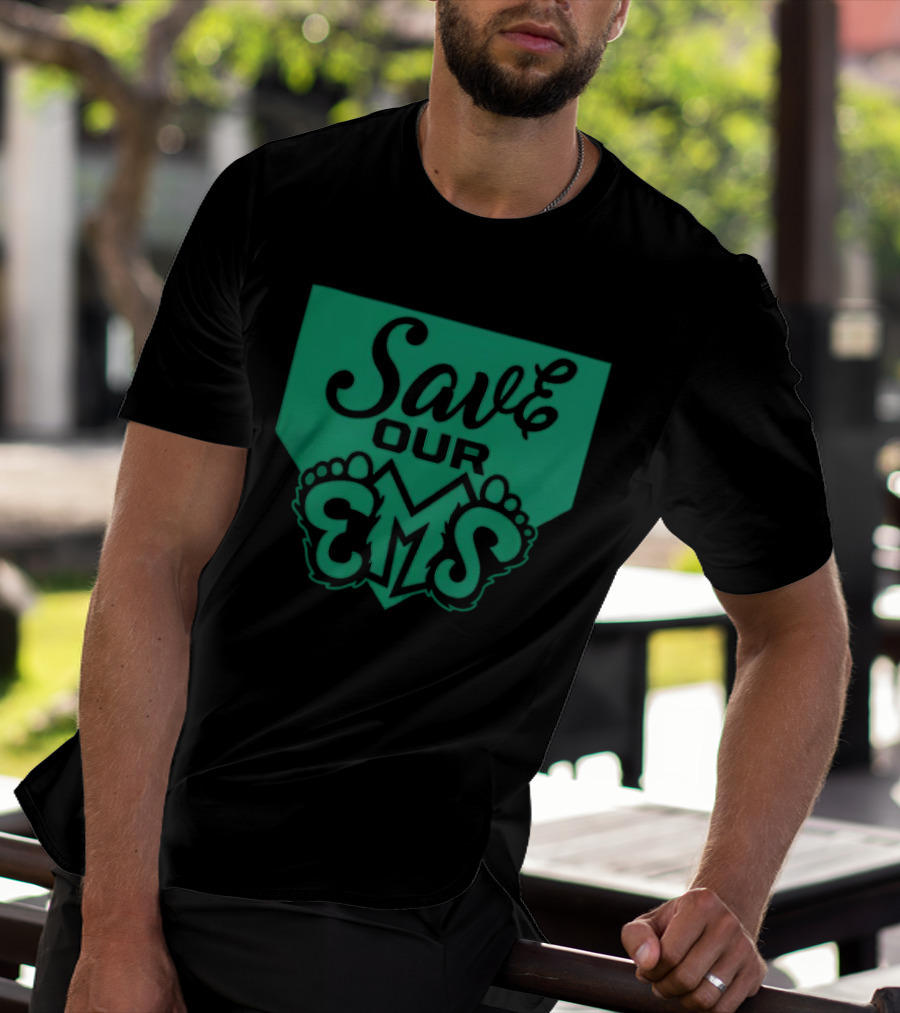 Eugene Emeralds Save Our Ems Team Spirit T-Shirt