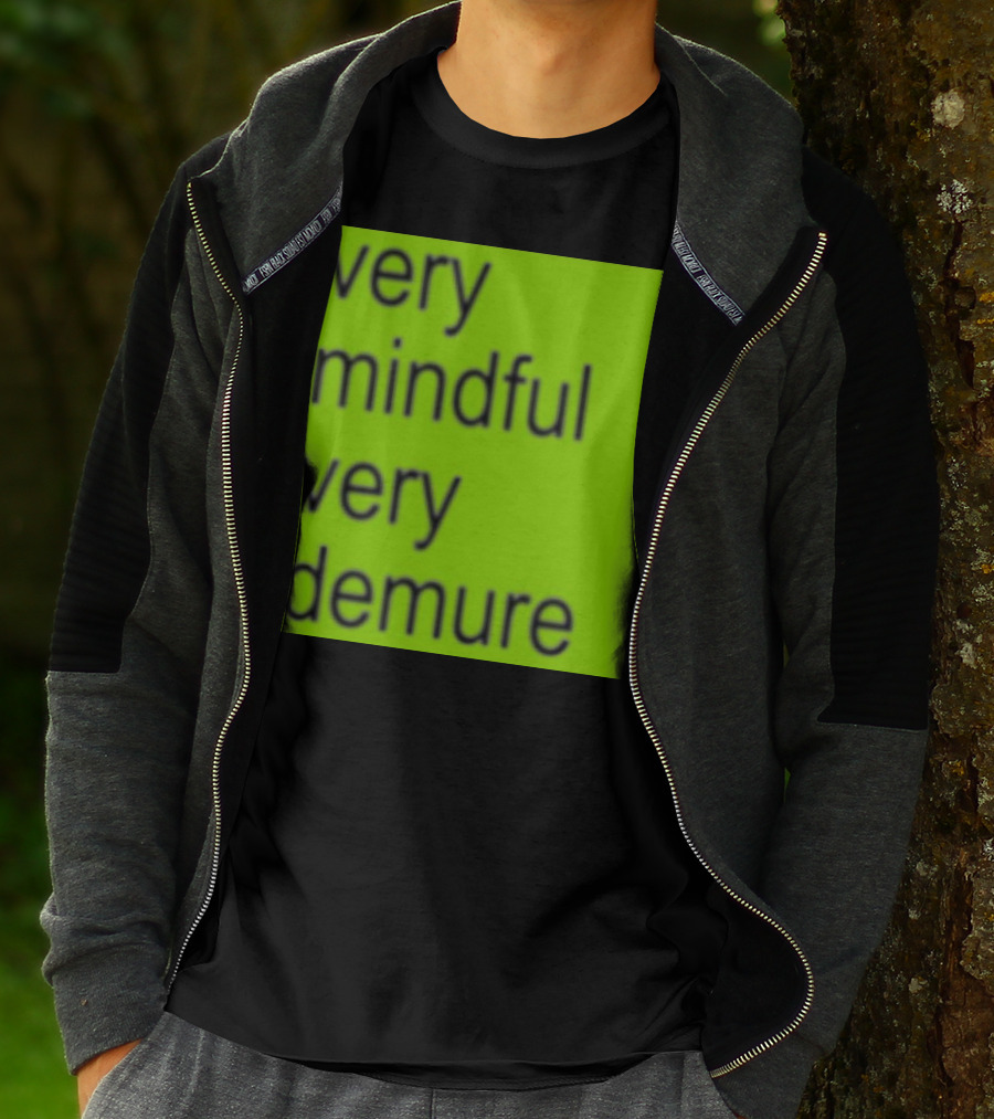 Very Mindful Very Demure Brat T-Shirt