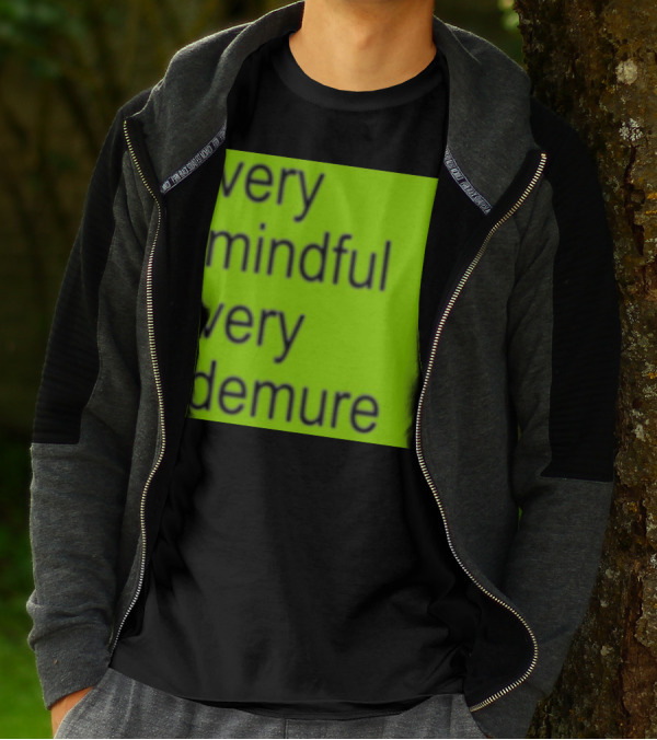 Very Mindful Very Demure Brat T-Shirt