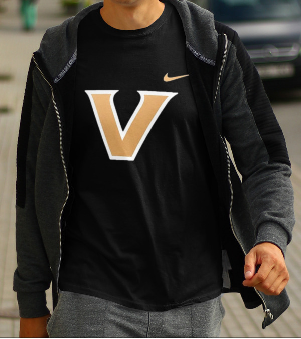 Vanderbilt Commodores Black V T-Shirt