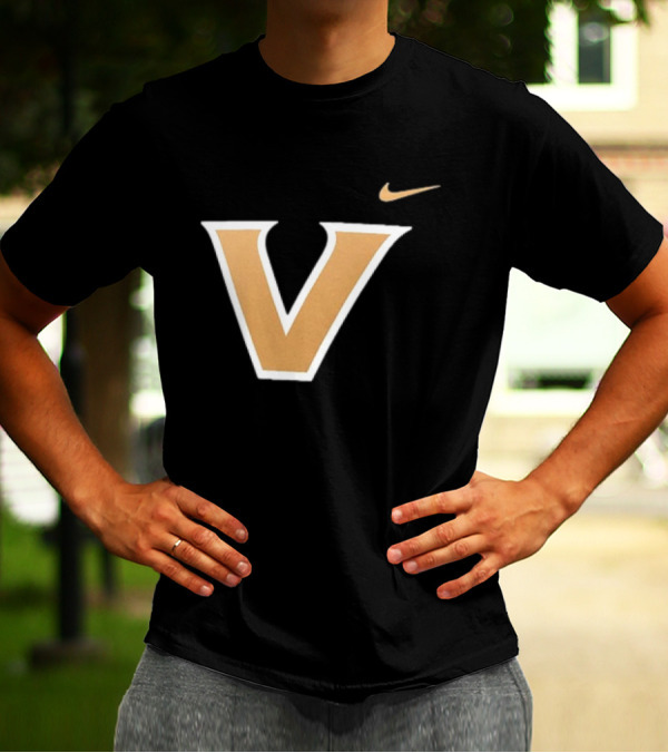 Vanderbilt Commodores Black V T-Shirt