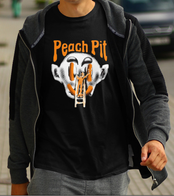 Peach Pit Surreal Face T-Shirt