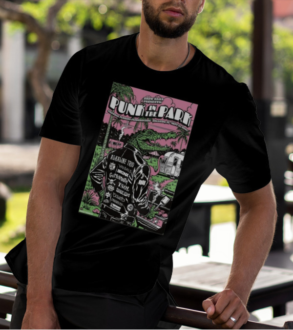 Punk In The Park Central Florida Fairgrounds Alkaline Trio Vandals Orlando Sep 14 T-Shirt