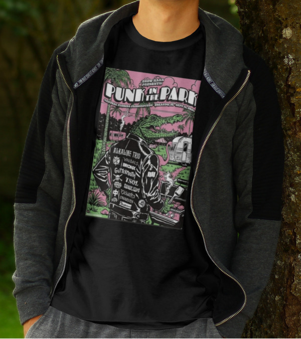Punk In The Park Central Florida Fairgrounds Alkaline Trio Vandals Orlando Sep 14 T-Shirt
