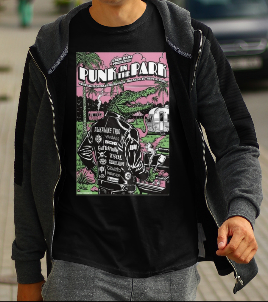 Punk In The Park Central Florida Fairgrounds Alkaline Trio Vandals Orlando Sep 14 T-Shirt