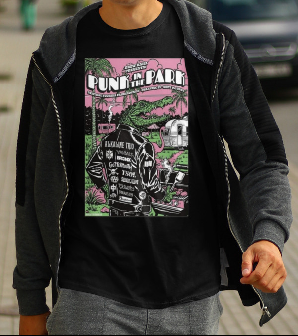 Punk In The Park Central Florida Fairgrounds Alkaline Trio Vandals Orlando Sep 14 T-Shirt