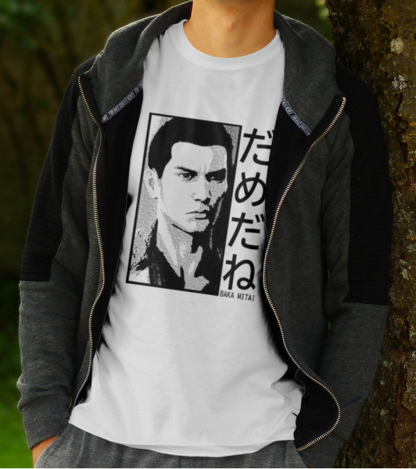 Baka Mitai Yakuza Kiryu Kazuma Dame Da Ne Gaming T-Shirt
