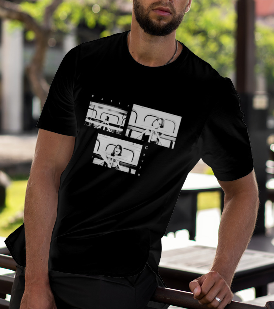 Katie Gavin Black And White Photo Triptych T-Shirt