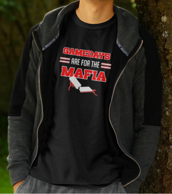 Gamedays Are For The Mafia Broken Table T-Shirt