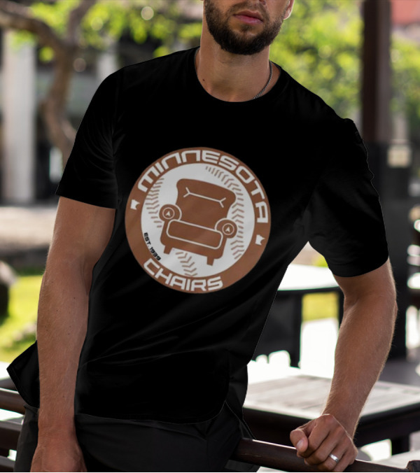 Jomboy Media Merch Minnesota Chairs Baseball Chair Logo Est. 1989 T-Shirt