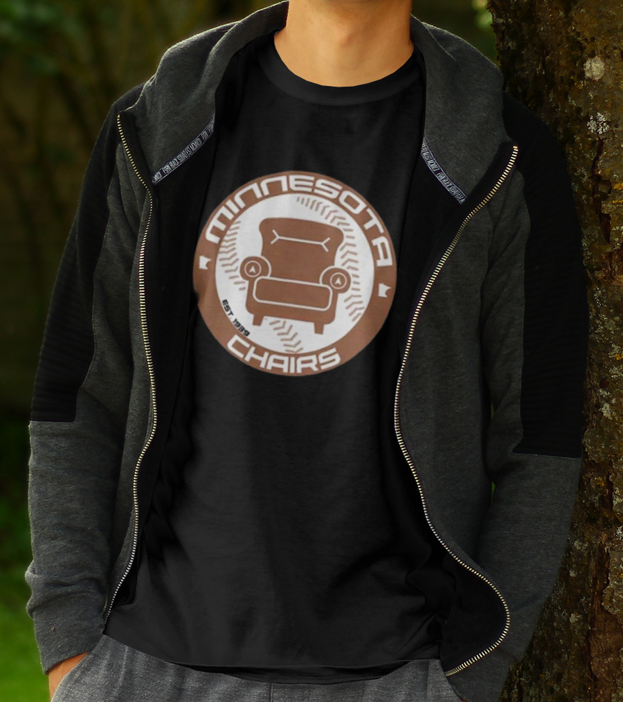 Jomboy Media Merch Minnesota Chairs Baseball Chair Logo Est. 1989 T-Shirt