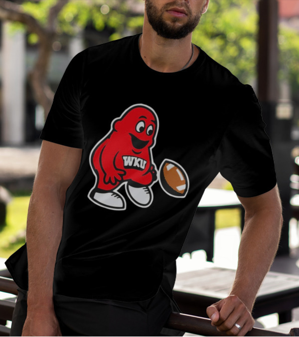 Western Kentucky Hilltoppers WKU Big Red Football Mascot T-Shirt