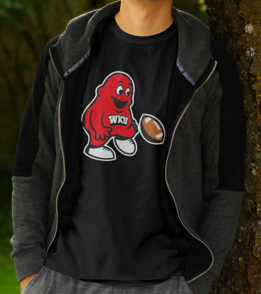 Western Kentucky Hilltoppers WKU Big Red Football Mascot T-Shirt