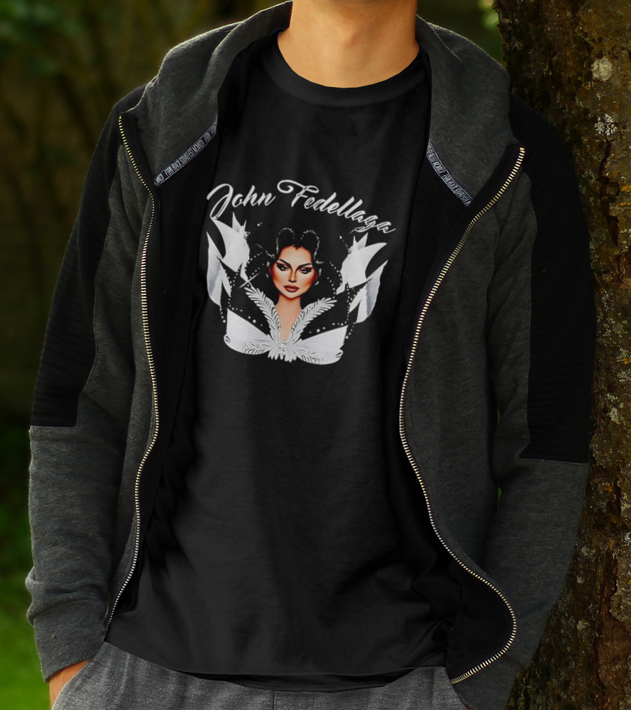 John Fedellaga White Feather Queen T-Shirt