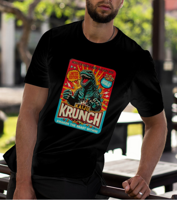 Kaiju Krunch Monster-Sized Flavor Awaken The Beast Within T-Shirt