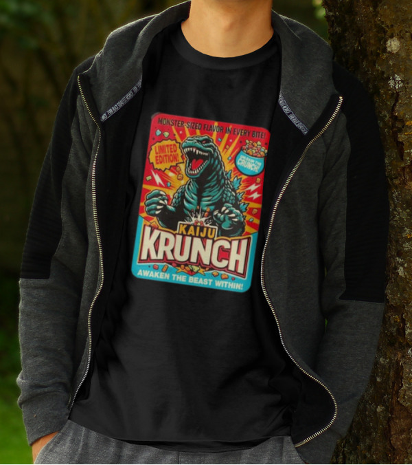 Kaiju Krunch Monster-Sized Flavor Awaken The Beast Within T-Shirt