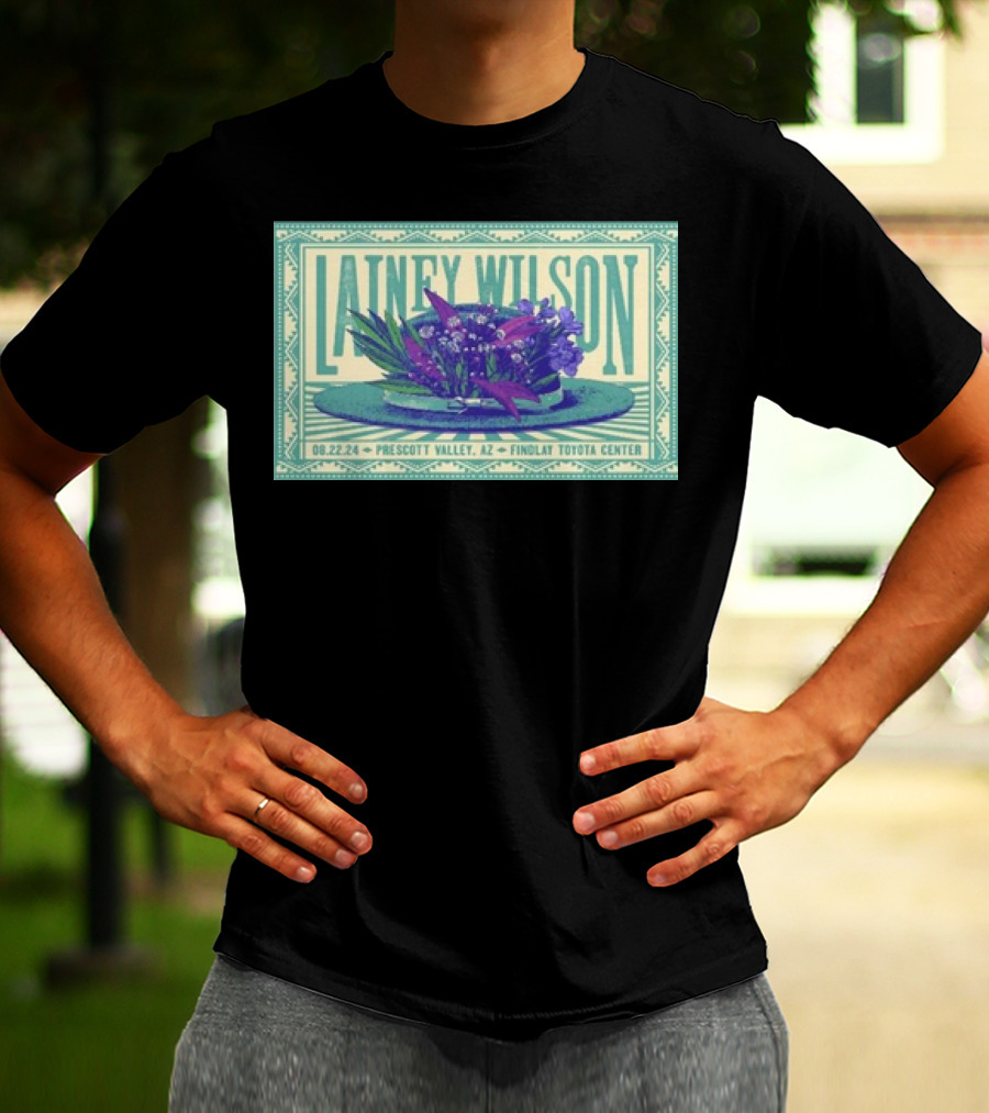 Lainey Wilson Prescott Valley AZ Findlay Toyota Center Aug 22 T-Shirt