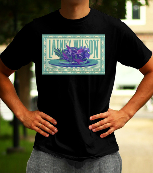 Lainey Wilson Prescott Valley AZ Findlay Toyota Center Aug 22 T-Shirt