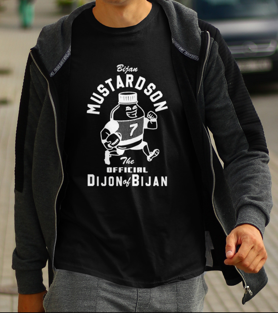 Bijan Mustardson The Official Dijon Of Bijan Football 7 T-Shirt