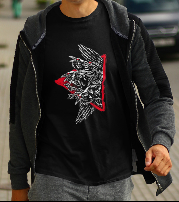 Red Ravens Trio Omen T-Shirt