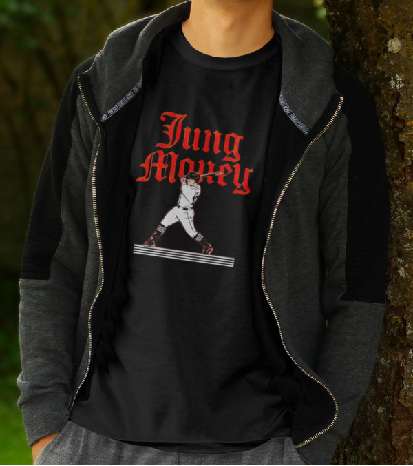 Jung Money Baseball Swing Detroit T-Shirt