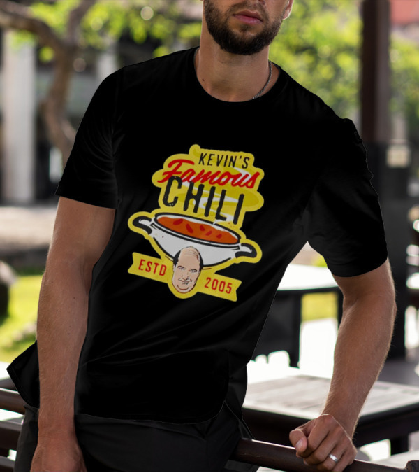 Kevin’s Famous Chili Estd 2005 Michael Wearing Badge T-Shirt