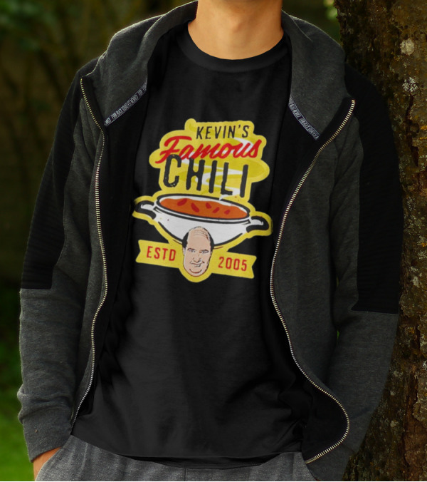 Kevin’s Famous Chili Estd 2005 Michael Wearing Badge T-Shirt