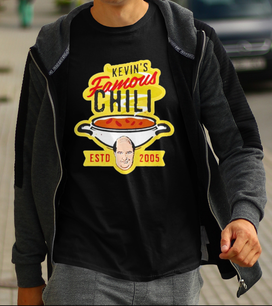 Kevin’s Famous Chili Estd 2005 Michael Wearing Badge T-Shirt