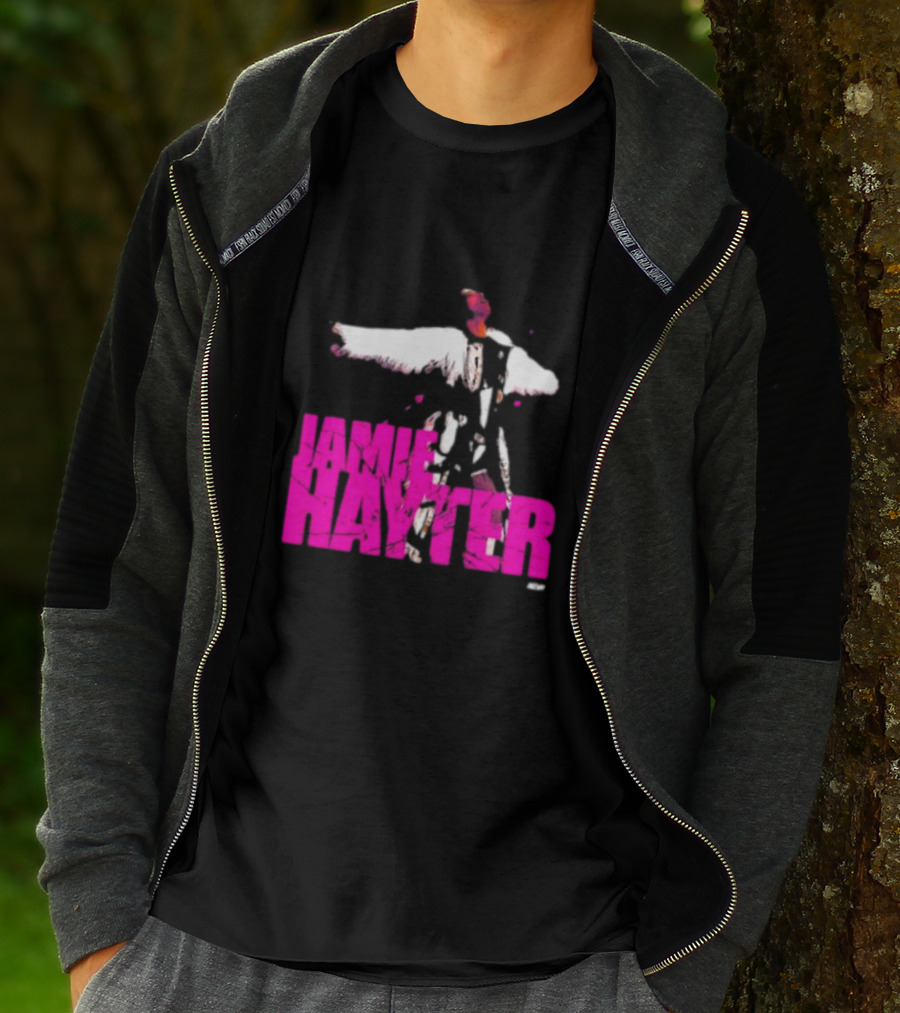 Jamie Hayter Bold Pink Wrestler Aesthetic T-Shirt