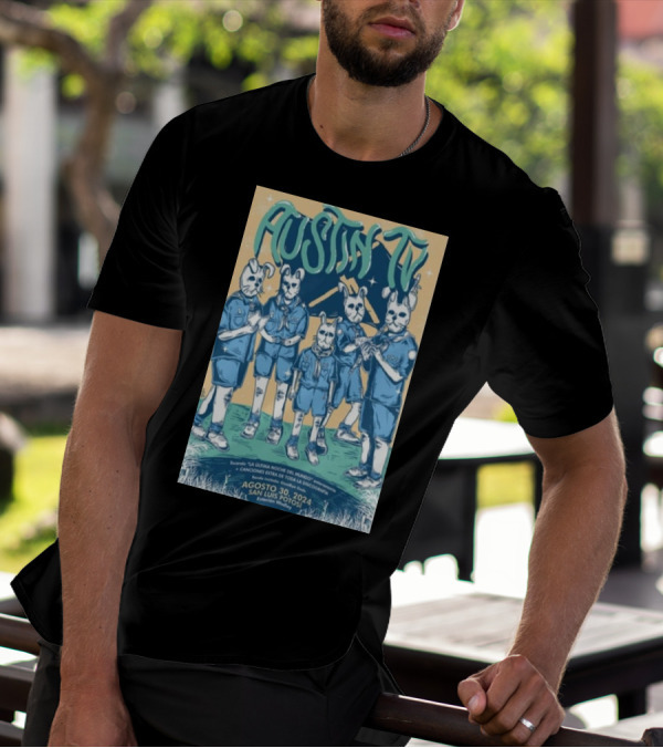 Austin TV La Última Noche Del Mundo San Luis Potosí Estación Wadley Agosto 30 T-Shirt