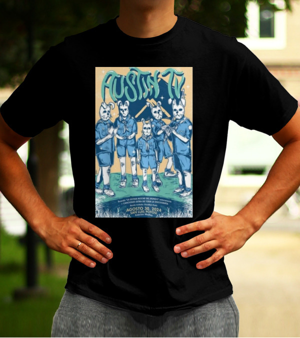 Austin TV La Última Noche Del Mundo San Luis Potosí Estación Wadley Agosto 30 T-Shirt