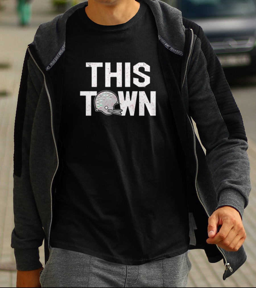 O.A.R This Town Columbus Football Helmet August 29 T-Shirt