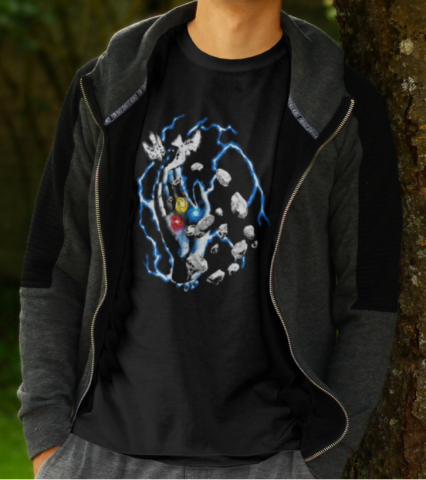 Big Sean Universe Lightning Rocks Energy Spheres T-Shirt