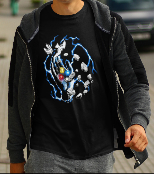Big Sean Universe Lightning Rocks Energy Spheres T-Shirt