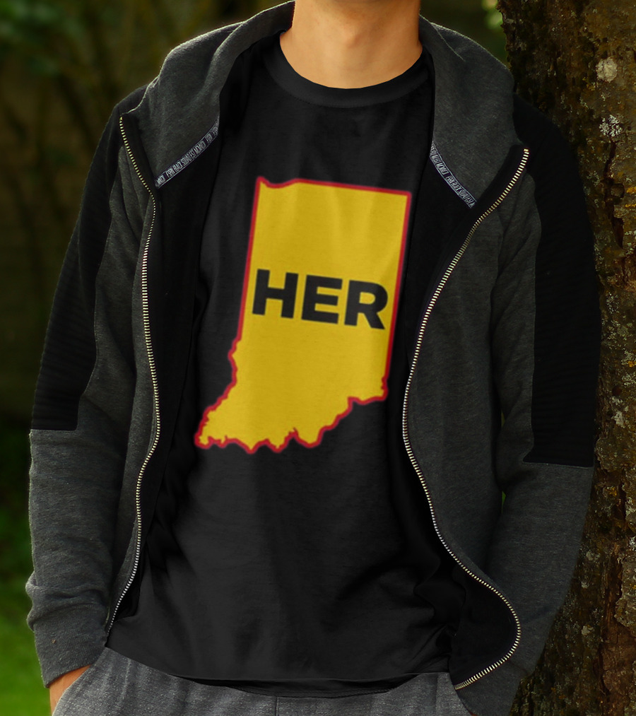 Indiana HER Map T-Shirt