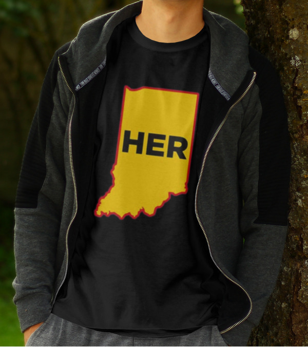 Indiana HER Map T-Shirt