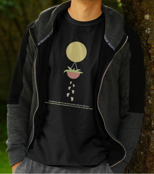 Beautiful Day Shine On Top Heaven Falls Where The Light Is Tracklist Surfaces Music T-Shirt