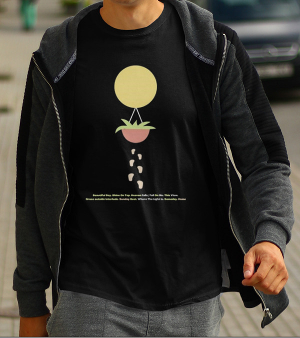 Beautiful Day Shine On Top Heaven Falls Where The Light Is Tracklist Surfaces Music T-Shirt